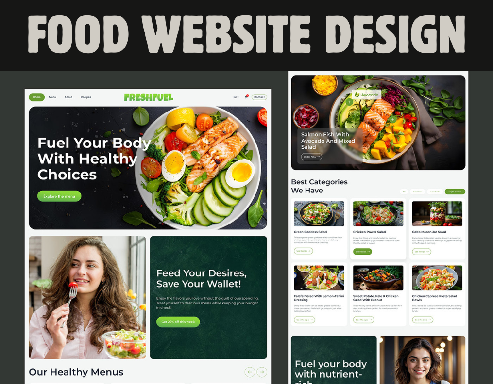 Homepage showcase preview